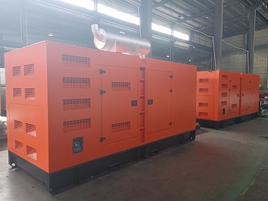 600kVA Silent Electric Generators 50Hz Silent Genset With AMF25 AMF Function Controller