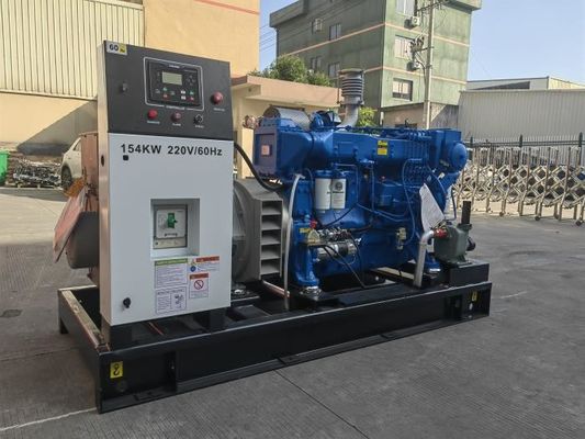 154kw Marine Generator With Sea Water Heater For Continuous Emergency Power