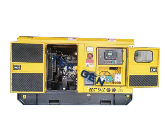 26kW Electric Silent Diesel Generator 33kVA With 63A Built In ATS