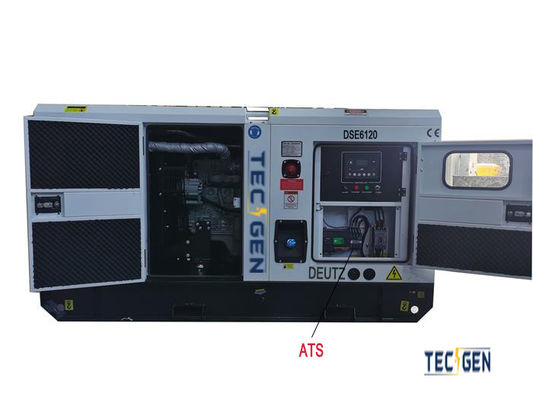 90kW Diesel Generator 113kVA Deutz Diesel Generator Set Silent Type With Built-in ATS