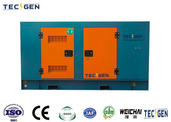 Standby 39kW Silent weichai diesel generator Genset With Multi Colors Soundproof Canopy