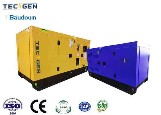 Baudouin 135kVA diesel generator soundproof genset powered by Baudouin 6 cylinder diesel engine