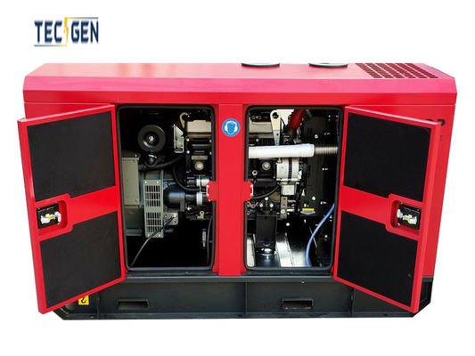 15kVA Diesel Generator Set With Silent Enclosed Canopy Equipped With Built In ATS
