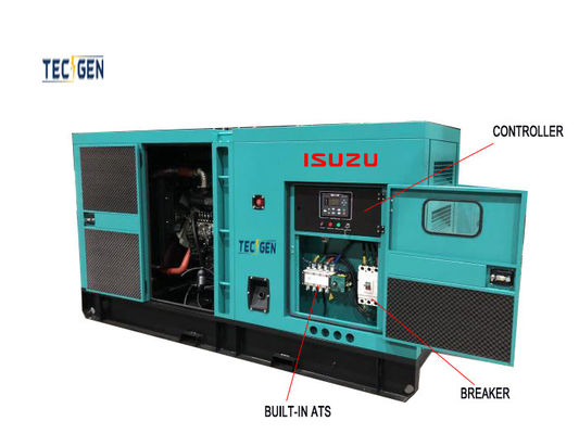 Silent Diesel Generator 30kW Isuzu Diesel Generator With Integrated-fuel-tank