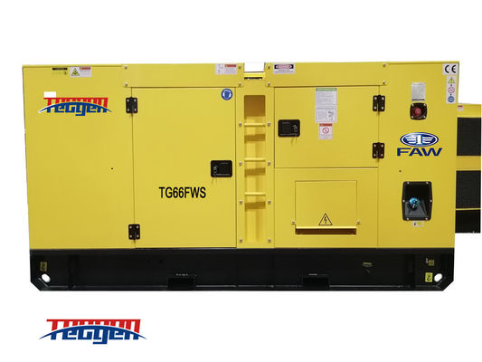 Fawde Diesel Generator 60kVA Silent 3 Phase Generator With Soundproof Canopy