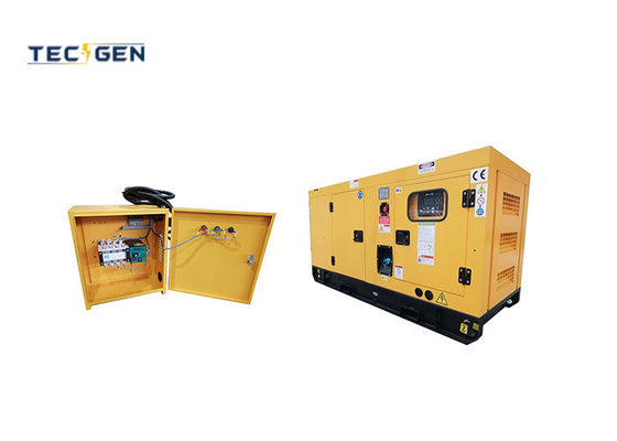 Back-up 9kW Diesel Electric Generator Set Silent Diesel Genset With 63A ATS Box