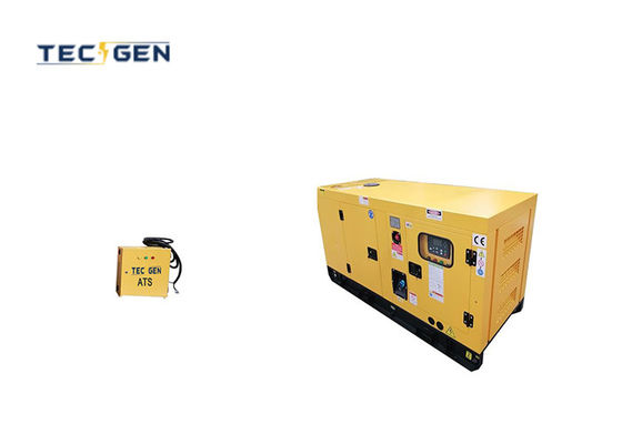 Back-up 9kW Diesel Electric Generator Set Silent Diesel Genset With 63A ATS Box