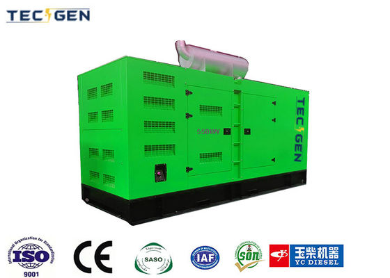 Silent type 550kW generator set Yuchai diesel gensets for commercial buildings use