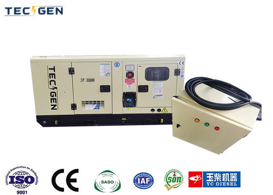 3 Phase 30kW diesel generator silent Yuchai diesel genset with 63A ATS box for Auto running